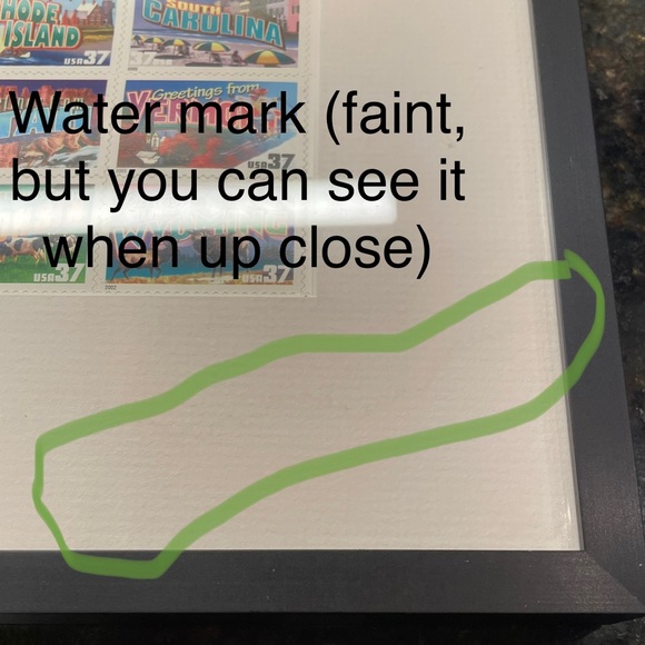 Framed Mint USPS 37c “Greetings From” Commemorative Stamp Sheet - Picture 9 of 14